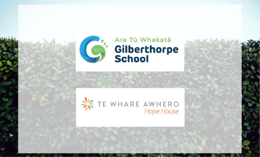 Gilberthorpe School and Te Whare Awhero logo
